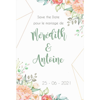 Save the date Mérédith et Antoine